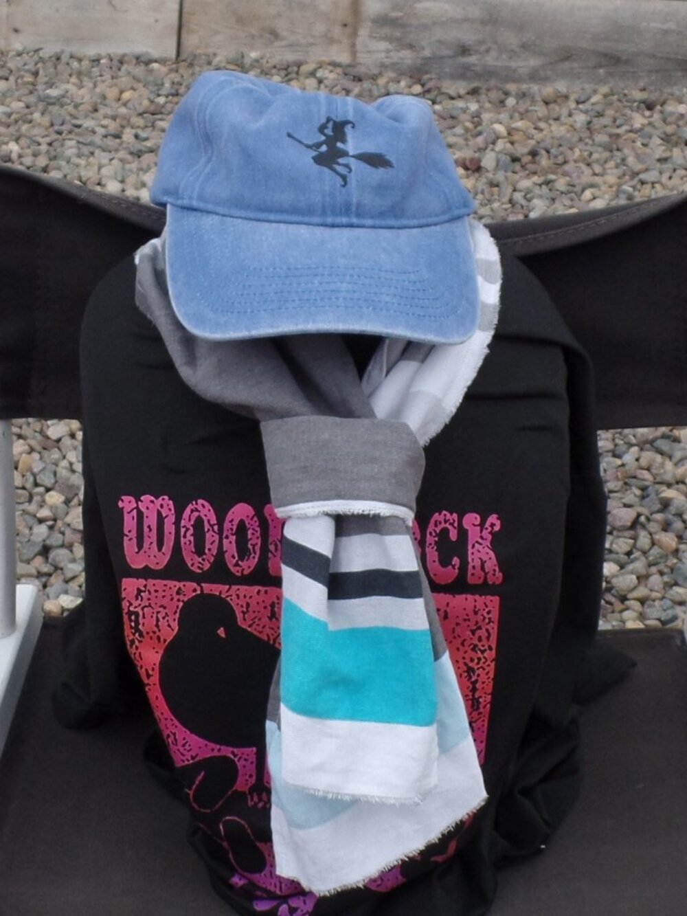 Hand Crafted LOOP-IN SWAG Scarf CLASSIC STRIPE - Picture 9 of 12